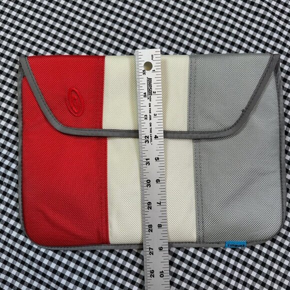 Timbuk2 Envelope Sleeve Ipad Tablet Travel Case Red White & Grey - Picture 2 of 4